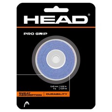 HEAD 海德 Pro Dry 外層網球握把布 3入, 藍色, 1個
