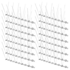HANIL 驅鴿防鳥刺 25cm + V型不鏽鋼 5入 + 壓克力雙面膠帶 25cm 套組, 16套