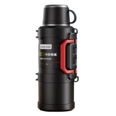 316保溫壺 耀石黑 大容量長效保溫保冷不鏽鋼水壺, 1個, 5L