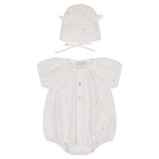 ETTOI 幼兒款Aster多款連身衣+帽子組+購物袋