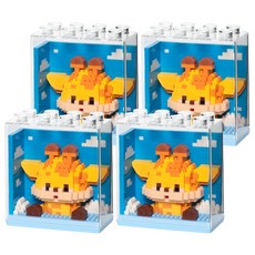 민화샵 동물 블록 액자 만들기 I240064, 4개, 기린