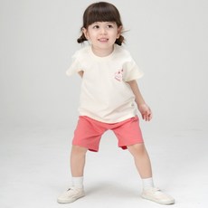 KIDSCOMO 兒童透氣Sweety短袖上下衣套裝