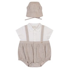 ETTOI 幼兒款Aster連身衣+帽子組+購物袋