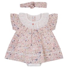 ETTOI 幼兒款毛圈布佩斯利連身衣組+購物袋