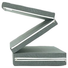 NAGADA 4層折疊床墊, 炭灰色, 5cm