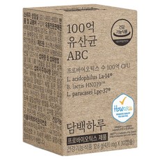 Danbaekharu 100億益生菌ABC, 30錠, 1個