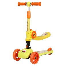 LANDWAY 兒童用2in1可折疊滑板車, 黃色, 1個