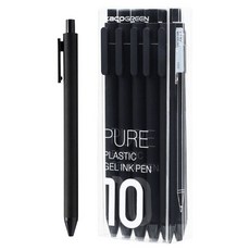 KaCO 純軟凝膠筆 0.5mm, 黑色, 10個