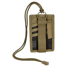 HAZARD4 Badger 頸掛繩證件套 狼棕色, 單一顏色, 1個