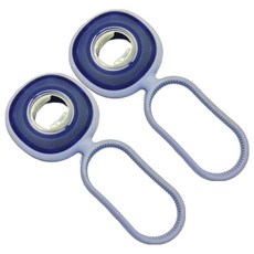 캔 병 뚜껑 따개 3 in 1 핸드 실리콘 오프너, 1번 블루, 2개