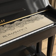 Bluecozy 柔軟鋼琴鍵盤罩 18 x 126 cm, 款式 02, 1個