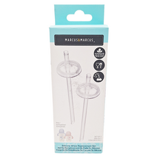 MARCUS&MARCUS PPSU 2合1訓練杯吸管配件組 柔軟矽膠吸管, 單一顏色, 1組, 吸管配件組