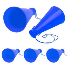 BABO 應援用擴音大聲公 5入 + 掛繩 5入組, 4個, 藍色