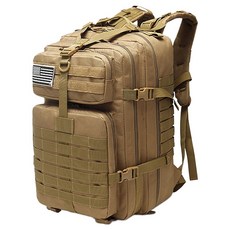 ROJI 大容量登山露營後背包 45L, 米色