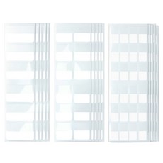 투코비 인덱스 스티커 메모 심플화이트컬러 대형 60p + 중형 120p + 소형 240p 세트, 1세트, 420개입