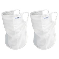 INCONTRO 涼感網眼簡易運動口罩, 白色, 2個