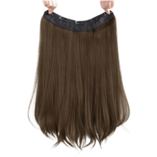 Nalli Sisters 局部假髮 半頂假髮 接髮片 45cm, 1個, 淺棕色