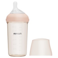 모윰 모브아 PPSU 와이드플러스 베이직 젖병, 베이지, 250ml, 1세트