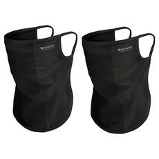 INCONTRO 涼感網眼簡易運動口罩, 黑色, 2個