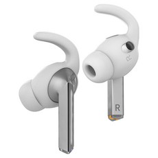 스페이스쉴드 갤럭시 버즈3 프로 호환 유닛 분실방지 스탠다드 실리콘 이어 후크 숏타입, 화이트, 1세트