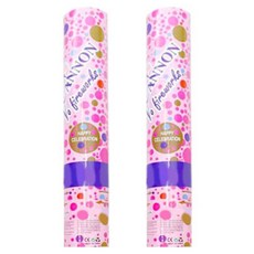 비에이비오 공기압 폭죽 추카추카, 하얀종이 꽃가루, 2개