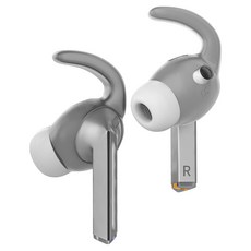 스페이스쉴드 갤럭시 버즈3 프로 호환 유닛 분실방지 스탠다드 실리콘 이어 후크 숏타입, 다크그레이, 1세트