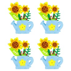 알로데 꽃 분무기 어버이날 DIY, TYPE05 해바라기, 4개