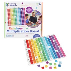 Learning Resources 彩虹乘法板 LER1335, 1個