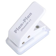 Ollum 便攜式迷你單孔打孔機, 白色, 1個