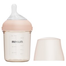 모윰 모브아 PPSU 와이드플러스 베이직 젖병, 베이지, 160ml, 1세트