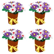 알로데 플라워 어버이날 꽃 화분 DIY, TYPE03 데이지, 4개