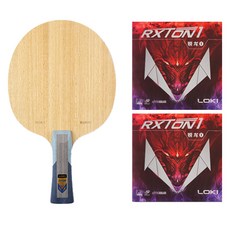 Loki 桌球拍 Roxon11 FL + RXTON1 Hexapro 膠皮套組, 1套, Loki Roxon 11 FL