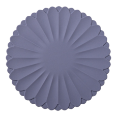 花朵矽膠隔熱墊 DN31-33 24cm, 1個, 灰色