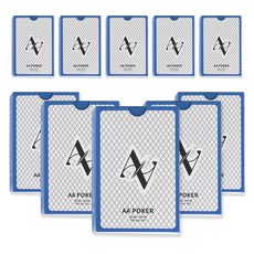 AAHM 撲克牌 橋牌尺寸, 10套, 藍色