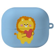 아이무이 삼성 갤럭시 버즈3 버즈3프로 하드 케이스 시즌5, 애니멀팜 사자, 1개