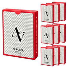 AAHM 撲克尺寸卡牌, 10套, 紅色