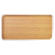 이홈베이킹 나뭇결 쟁반트레이, 혼합색상, 1개