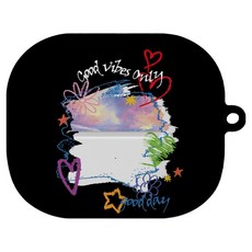 Imooi 三星Galaxy Buds 3 Buds 3 Pro硬殼 季節5, 單品, 1個, 好日子 黑款