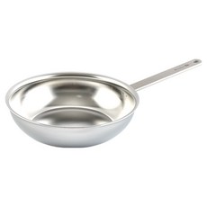 SILVERSTAR O 316 電磁爐適用 五層無研磨劑不鏽鋼平底鍋, 22cm, 1個