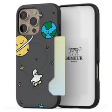 CASE PACIFIC 宇宙塵埃 MagSafe 卡片雙層收納手機殼