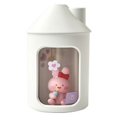 BUTTERSHOP BUTTER Scrabbit 小屋氣氛燈雙效加濕器, 白色, FT0424009