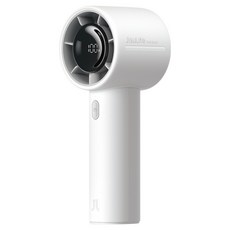 지수라이프 BLDC LED 미니 휴대용 무선 선풍기, Handheld Fan Life10 S, 아이스화이트