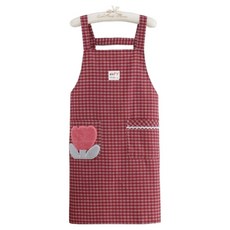 雷歐文斯可愛擦手圍裙, 紅色