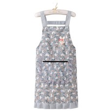 Leovince 拉鍊口袋圍裙, 灰色