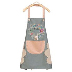 Leovince 可愛家居時尚圍裙, 藍色