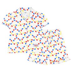 mollimelli friends 女童款雙心短袖睡衣套裝