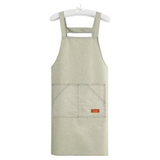 Leobins 日常棉質圍裙, 綠色