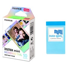 Instax 卡通迷你底片 美人魚尾巴 10入 + 單層相簿, 1套, 單一商品