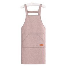 Leobins 日常棉質圍裙, 粉紅色