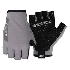 nsr Fondo Instinct半手套 雙手組, 灰色, 1套